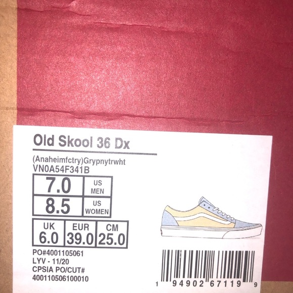 Vans Old Skool Anaheim Factory Gray Pony - Picture 7 of 8